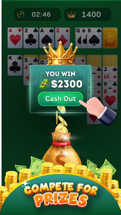 Solitaire Win Real Cash Skillz Screenshot