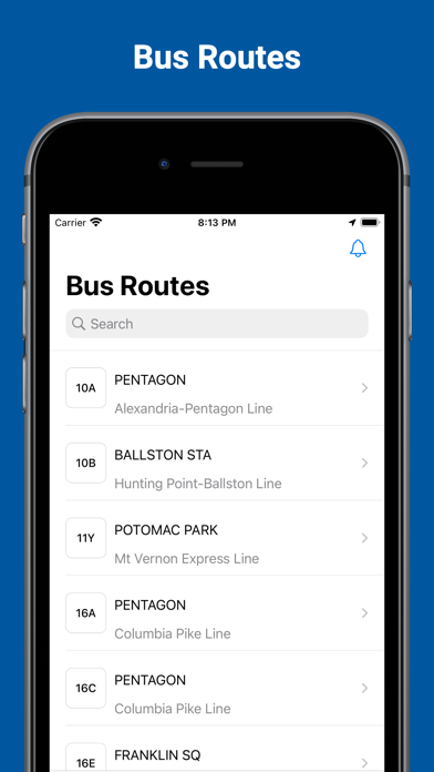 Screenshot #1 pour DC Metro & Bus – Schedules