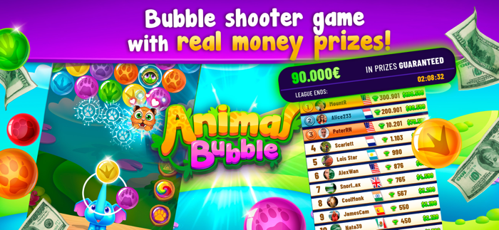 Animal Bubble Money