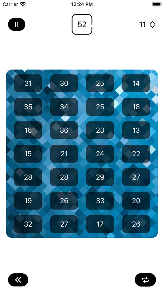 #3. 54 Seconds - Time Number Game (iOS) 由: Robin Guido Schmidt