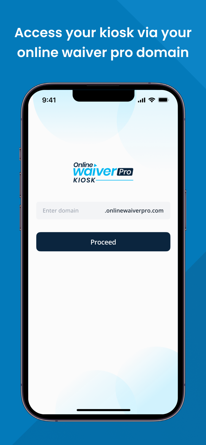Online Waiver Pro Kiosk