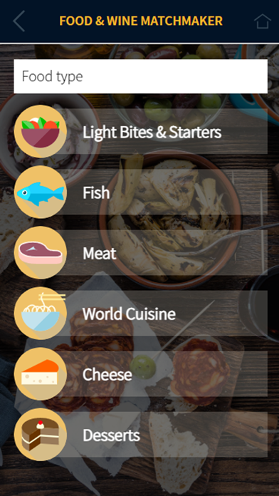Perfect Food & Wine Pairing Screenshot
