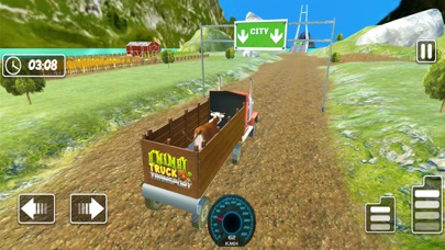 Big Farm Animal Trucking Games Screenshot