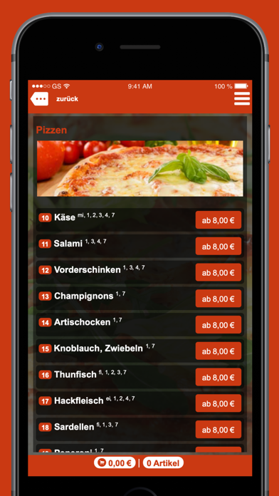 Amigo Pizza Weil der Stadt Screenshot