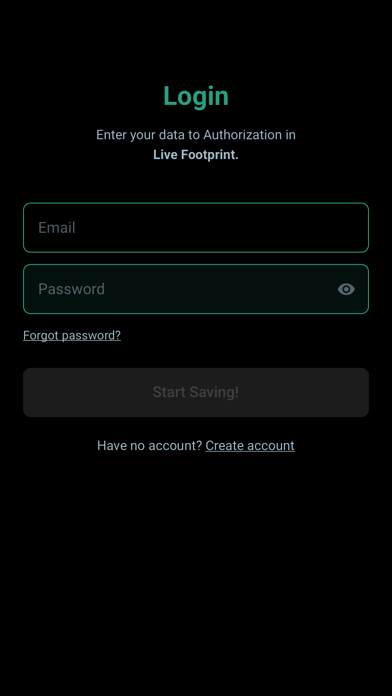 LiveFootprint Screenshot