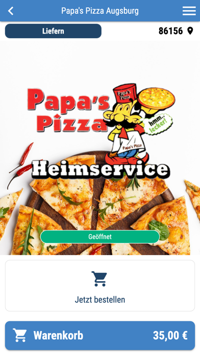 Papa's Pizza Augsburg Screenshot