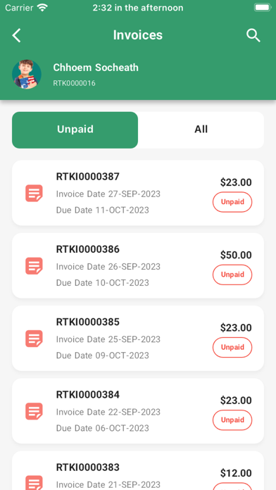 Southwest App Screenshot