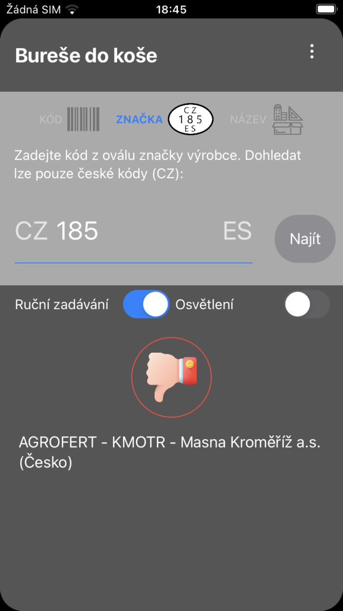Bureše do koše pro mobil