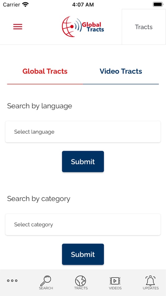 #4. Global Tracts (iOS) By: Jerome Trinidad