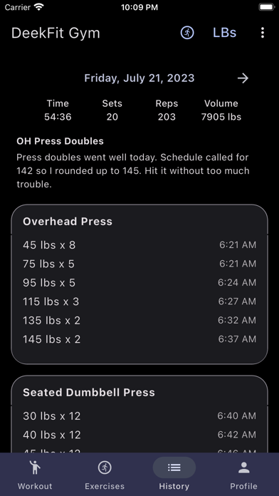 DeekFit Gym Screenshot