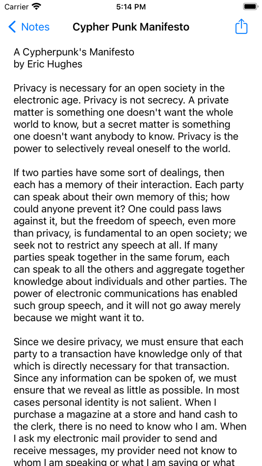 #3. Cypher Notes by LSD (iOS) 由: libresoftdistro