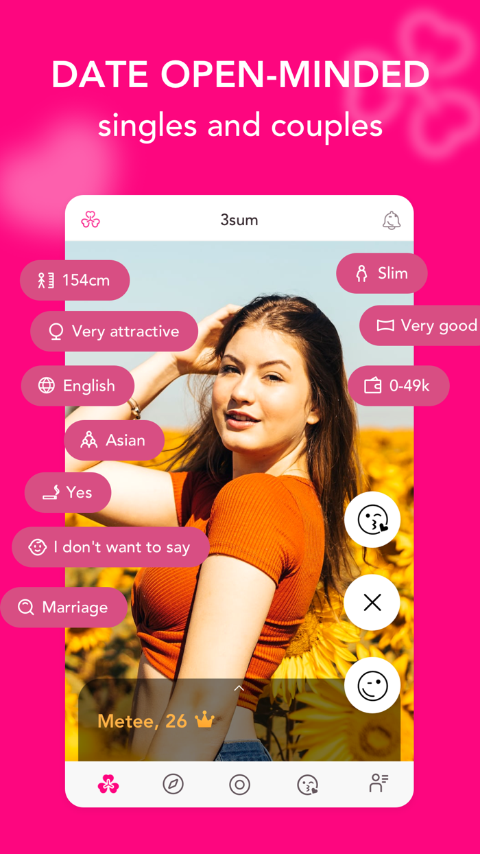 3sum Threesome Couples App