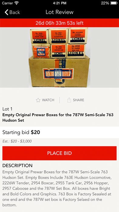 Gregory Hake Auctions LLC Screenshot 3 - AppWisp.com Gregory Hake Auctions LLC Screenshot 3 - AppWisp.com