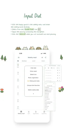 Game screenshot Yurit weekly meal planner hack