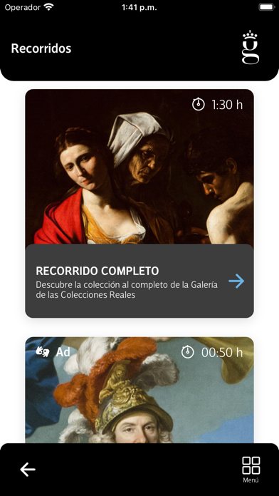 Galería de Colecciones Reales Screenshot