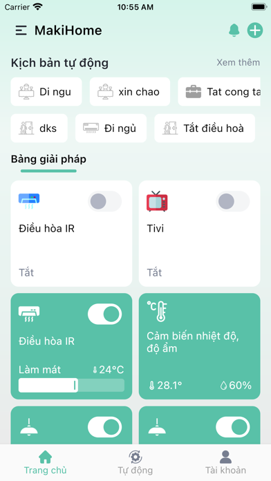 MakiHome+ Screenshot