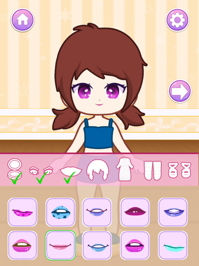 Chibi Style Star Wardrobe
