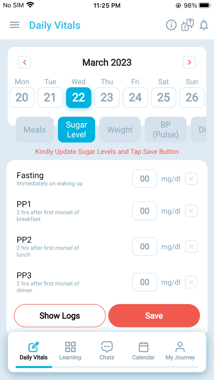 Freedom From Diabetes App