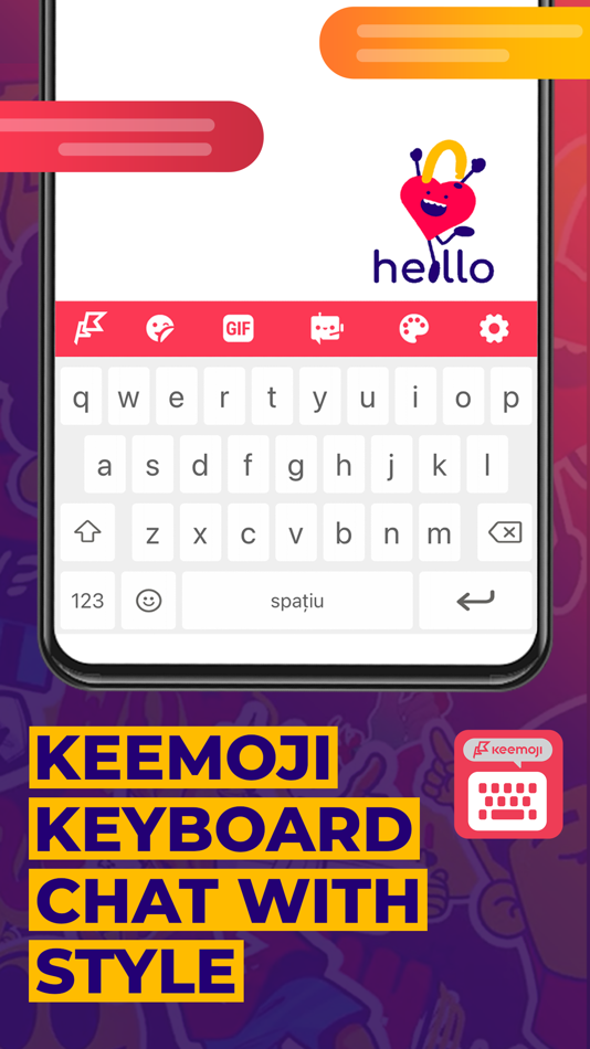 #1. Keemoji Keyboard: Text & Chat (iOS) 由: Keemoji