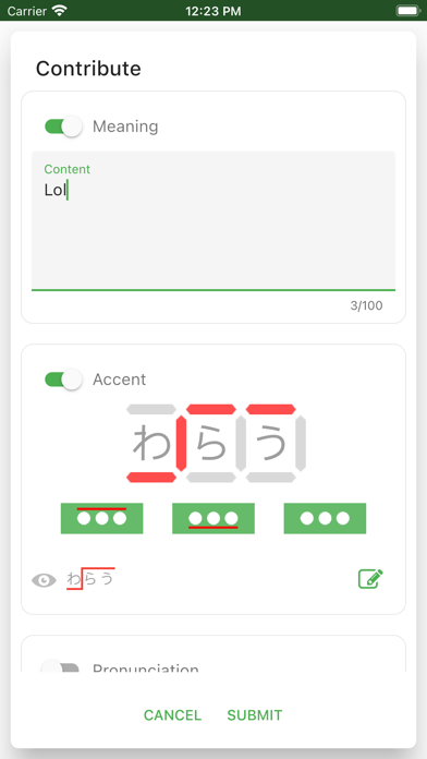 JAccent: Japanese dict with AI Screenshot