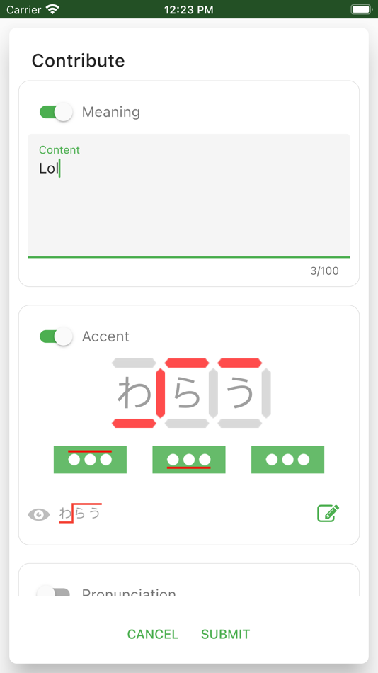 #8. JAccent: Japanese dict with AI (iOS) By: Duc Tam Trinh