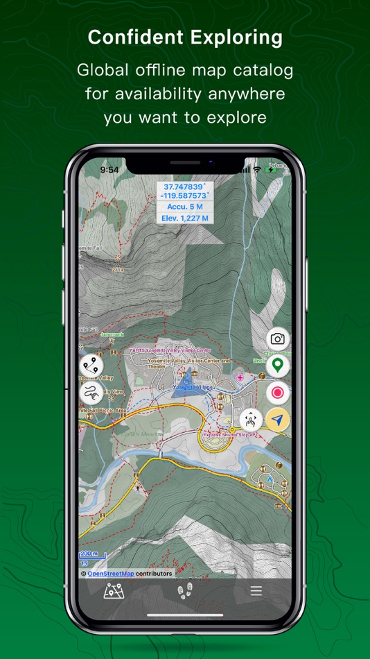 #4. Hiking Logger: Offline Maps (iOS) 由: HopIN Digitech Co., Ltd.