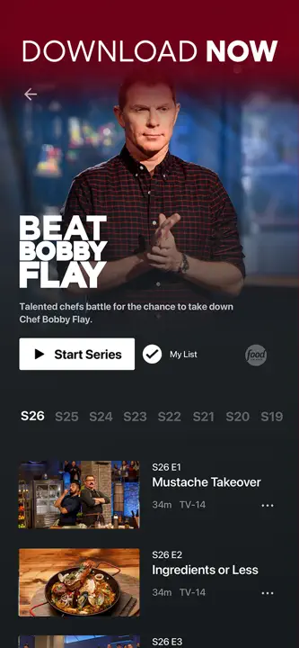 Food Network GO : capture d’écran 5 sur 5