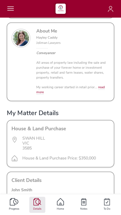 Joliman Lawyers Screenshot