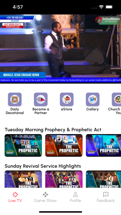 OneSound App Screenshot