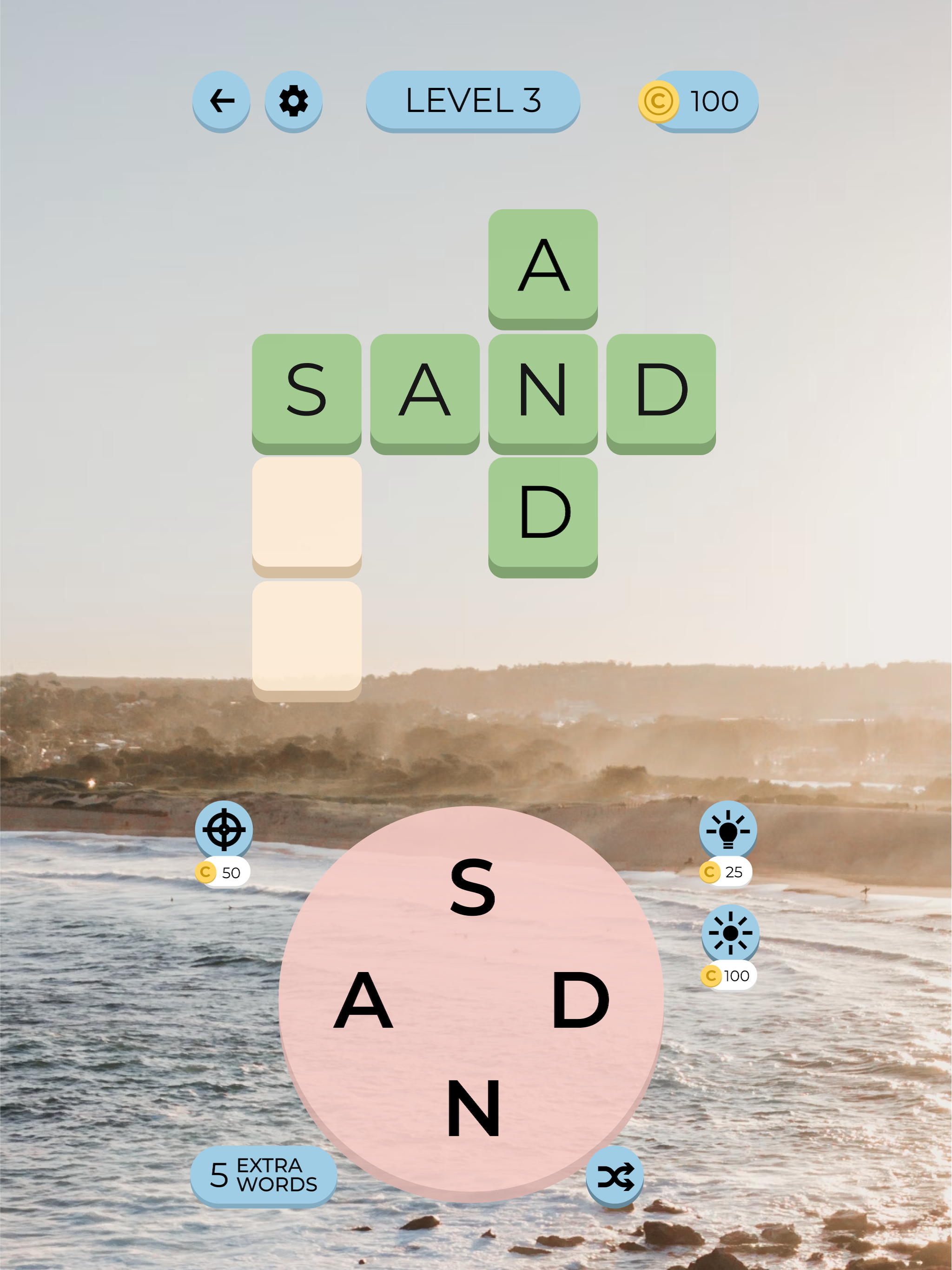 Word Travels: Scramble Puzzle