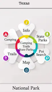 texas - camping & trails iphone screenshot 1