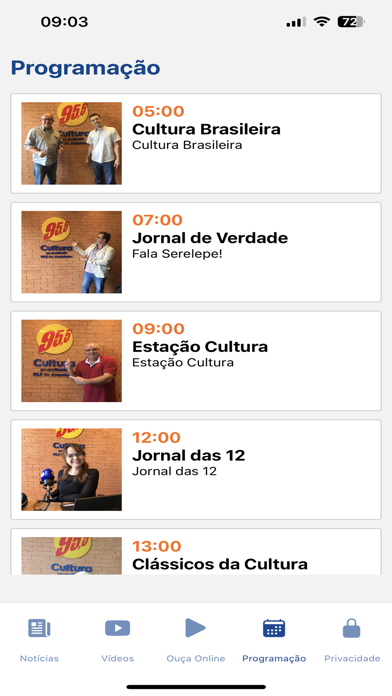 Cultura FM 95,5 Screenshot