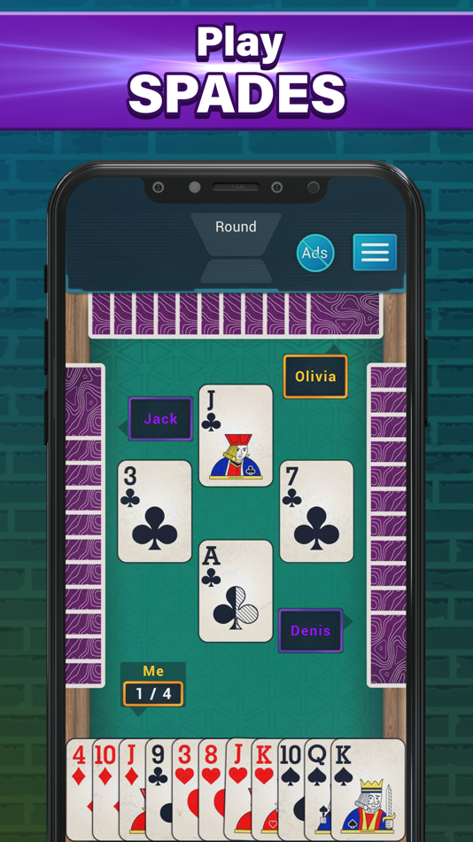 Spades - Classic Card Game - 1.0.87 - (iOS)