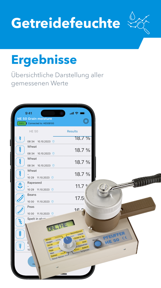 #3. HE 50 Getreidefeuchte (iOS) 由: Pfeuffer GmbH