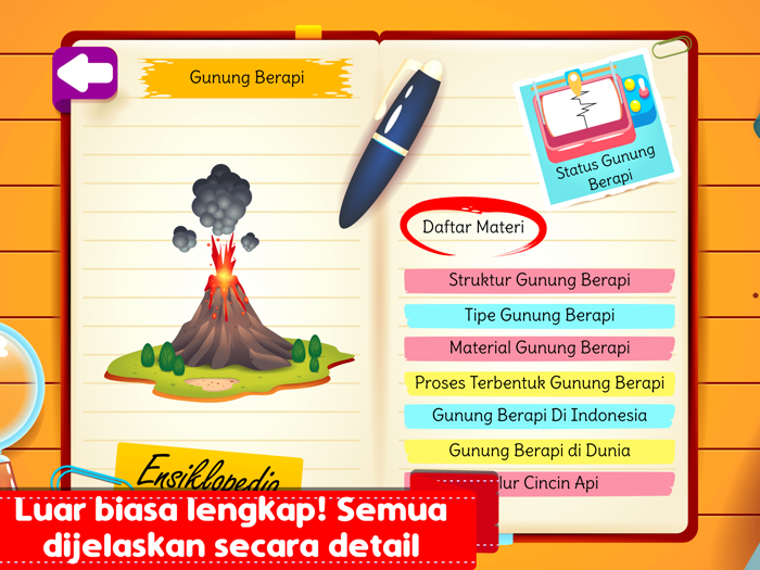 Marbel Sains  Gunung Berapi