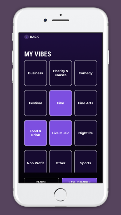 Eventnoire App Screenshot