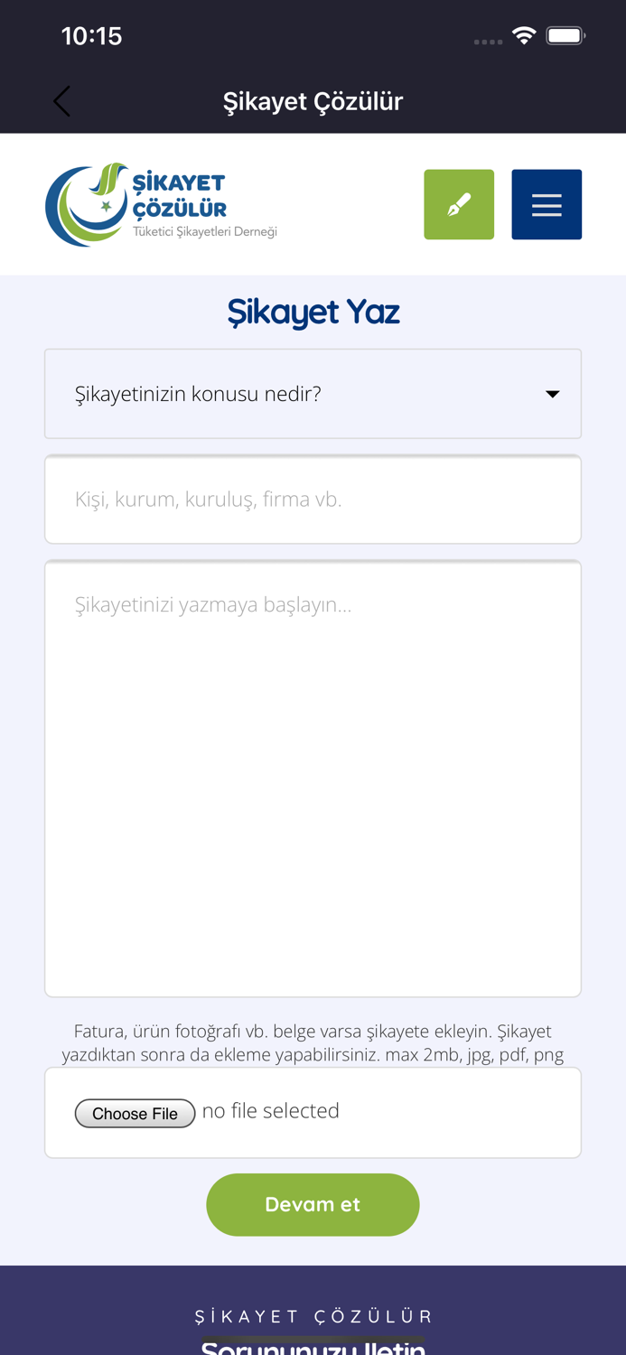 Şikayet Çözülür
