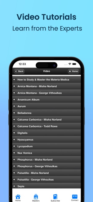 Homeopathy Materia Medica on the App Store