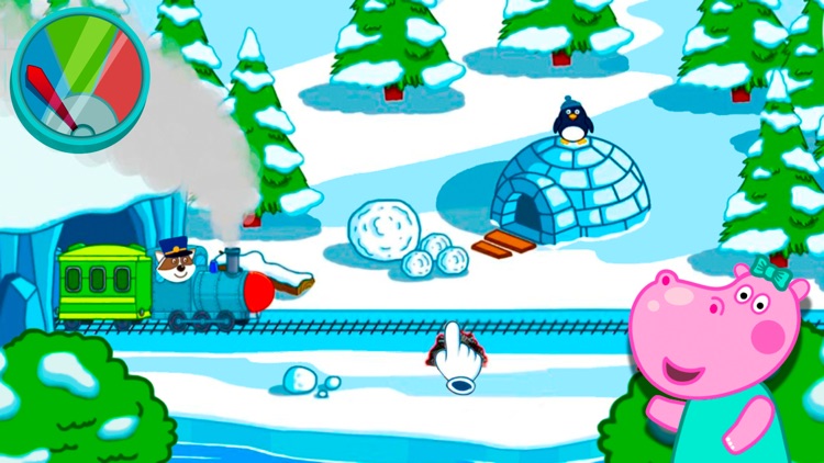 Hippo Trip: Railway Station screenshot-6