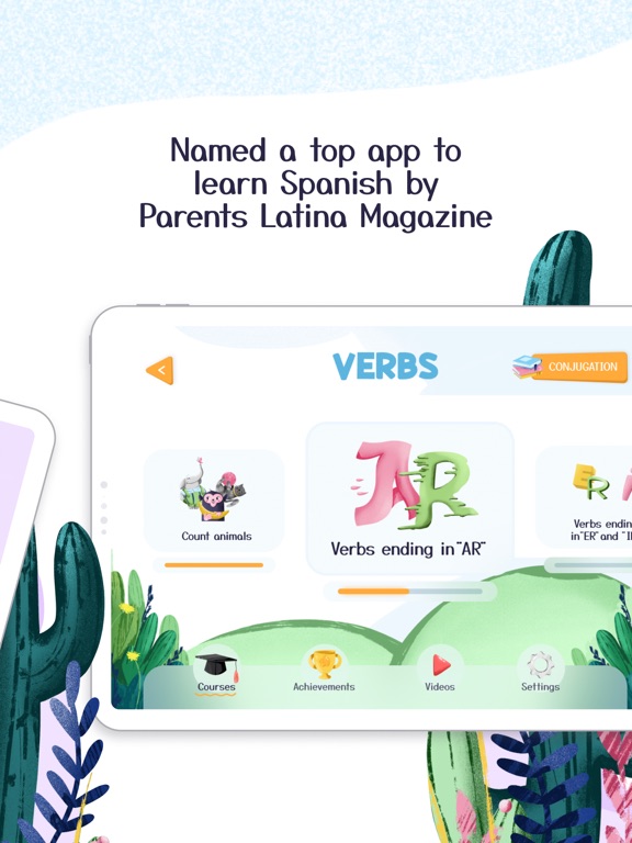Spanish School Bus for Kids iPad screenshot 3 - Education app