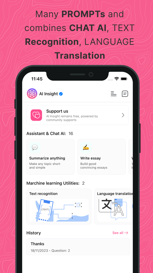 #4. AI Insight: contents, chatbot (iOS) By: Bang Vu