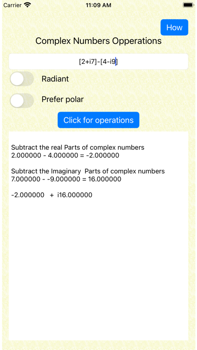 Screenshot 2 of Vannan Complex Numbers App