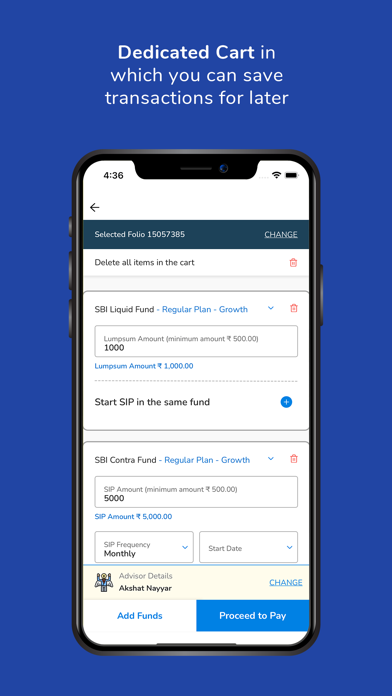 SBI Mutual Fund - InvesTap Screenshot