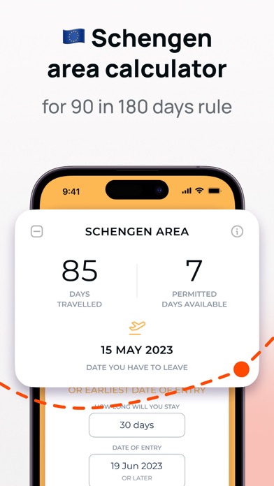 Flamingo — Travel Days Tracker Screenshot