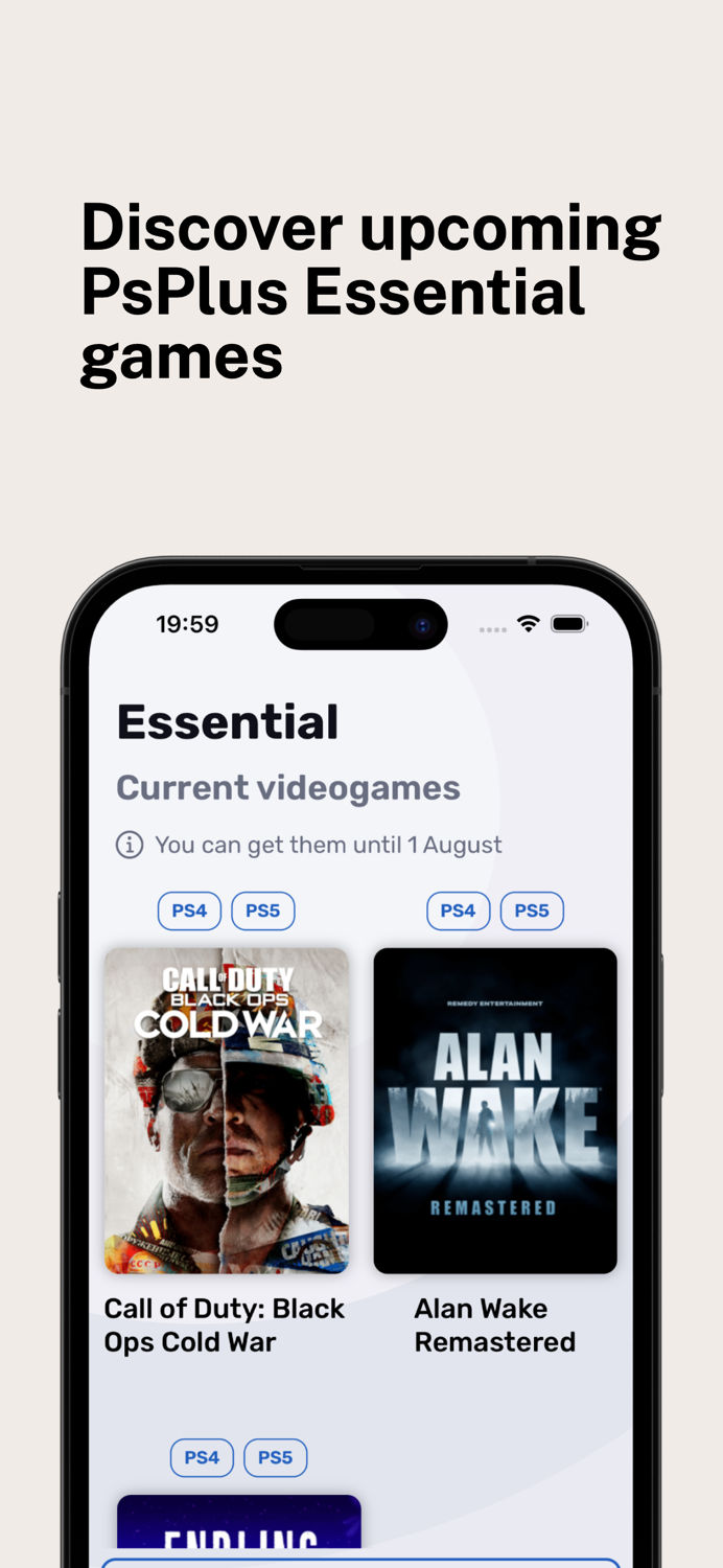 New on Plus – Monthly Games