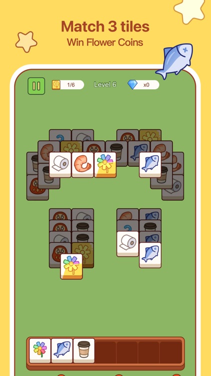 Cats Garden Design - 3 Tiles