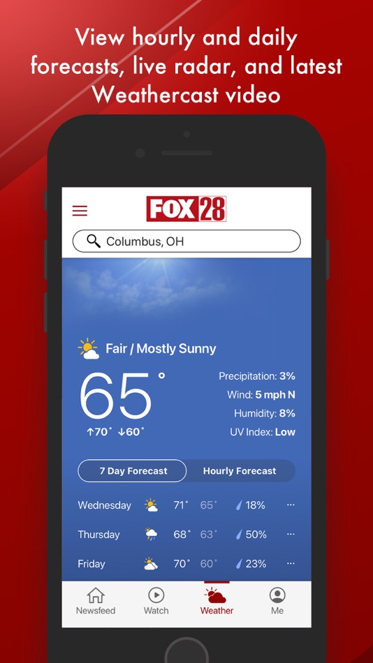 #3. FOX 28 Columbus (iOS) Podle: Sinclair Broadcast Group, Inc