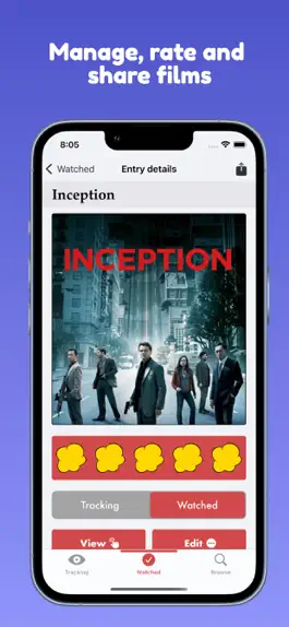 Game screenshot Film Tracker apk