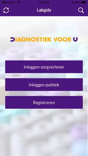 eLabgids voor U screenshot 1