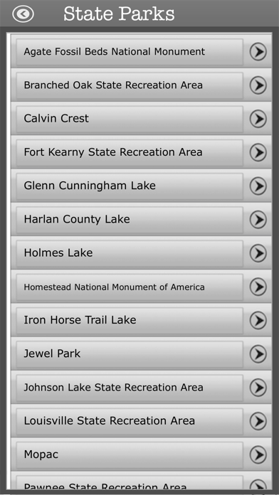 Nebraska - Camping & Trails Screenshot